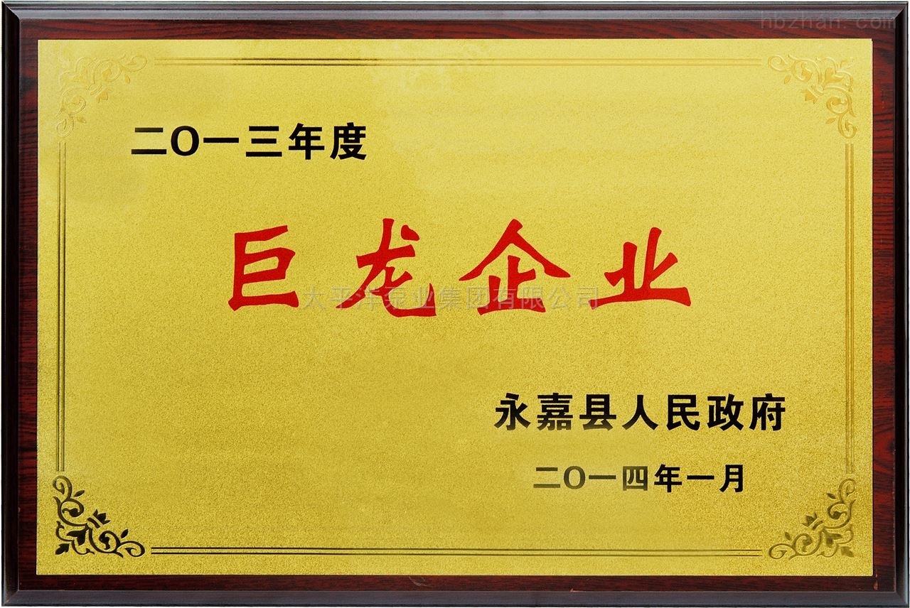 企业证书-巨龙企业